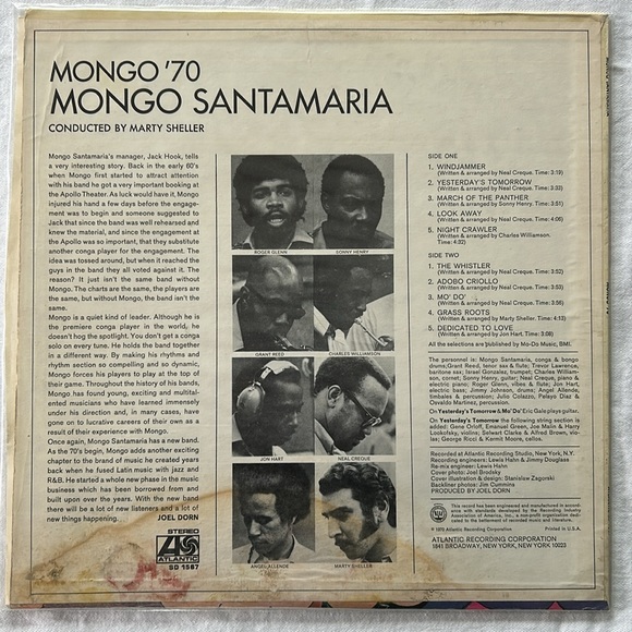 Vintage Vinyl - MONGO SANTA MARIA - MONGO 70 - Picture 2 of 4